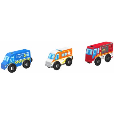 Playtive autíčka 3 ks záchranářská vozidla – Sleviste.cz