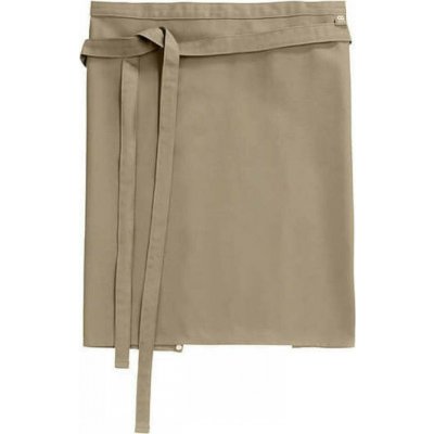 CG Workwear Gastro zástěra Roma odolná proti pomačkání 50 x 78 cm béžová tmavá 50 x 78 cm CGW123 – Hledejceny.cz