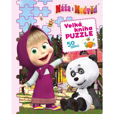 Máša a medvěd - Velká kniha puzzle - kolektiv – Zbozi.Blesk.cz