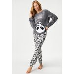 Panda dámské dlouhé šedé – Zboží Dáma
