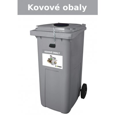 popelnice na kovové obaly DOPNER 240 l – Zbozi.Blesk.cz