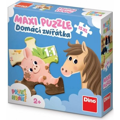 Dino První hra Zvířata maxi 15 dílků – Sleviste.cz