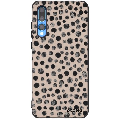 Picasee silikonový černý obal pro Huawei P20 Pro - Dots – Zboží Živě