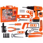 Mamido Dětská sada nářadí v kufříku oranžová – Zboží Dáma