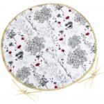 Bellatex DITA kulatý hladký Větvičky šedá, 40 cm – Sleviste.cz