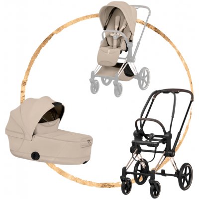 Cybex Kombinovaný Priam Style Rosegold Cozy Beige 2026 – Hledejceny.cz