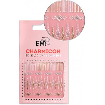 E.Mi Charmicon 3D Silicone Stickers 109 Chain samolepka – Zboží Mobilmania