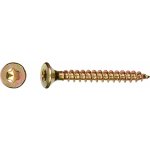Uni vrut se zápustnou hlavou TX20 plný závit žlutě pozink. 4x25 mm, 200 ks – Hledejceny.cz