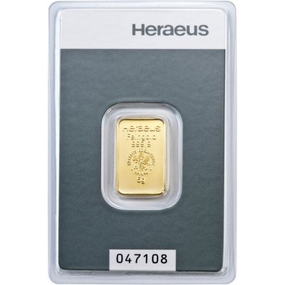 Heraeus zlatý slitek 5 g – Zboží Dáma