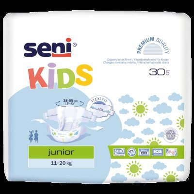Seni Kids Junior 11-25 kg 30 ks – Zboží Mobilmania