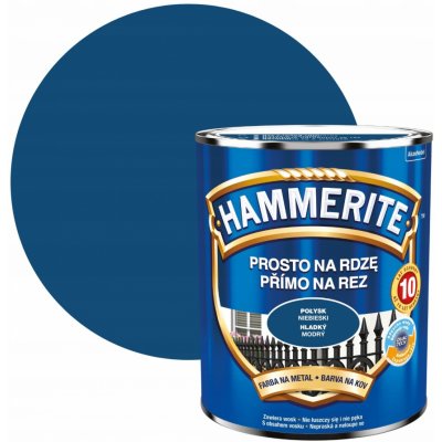 Akzo Nobel Hammerite přímo na rez, 0,7l, hladká modrá – Hledejceny.cz