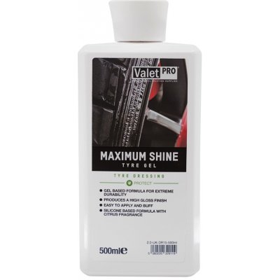 ValetPRO Maximum Shine Tyre Gel 500 ml – Zbozi.Blesk.cz