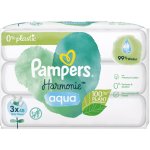 Pampers Aqua Harmonie dětské čisticí ubrousky 3 x 48 ks – Zboží Dáma