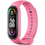 FIXED Silicone Strap pro Xiaomi Mi Band 5/Mi Band 6 FIXSSTB-637-PI – Zboží Mobilmania