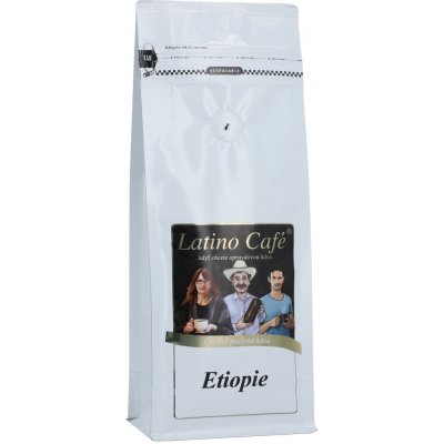 Latino Café ® Káva Etiopie čerstvě pražená 100% arabica zrnková 1 kg – Hledejceny.cz