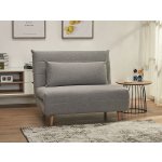 Sig rozkládací Spike velvet šedé – Zbozi.Blesk.cz