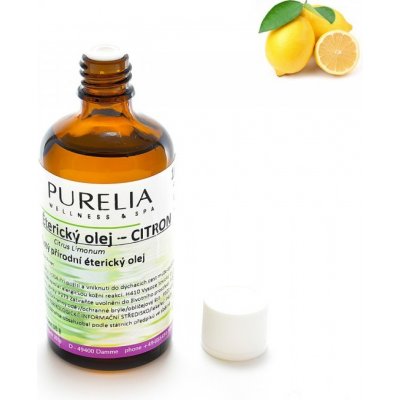 PM Aqualog Přírodní éterický olej Purelia citron 1300-100 100 ml – Hledejceny.cz