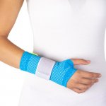 Sanomed ManuSan Active bandáž zápěstí azurová – Zboží Mobilmania