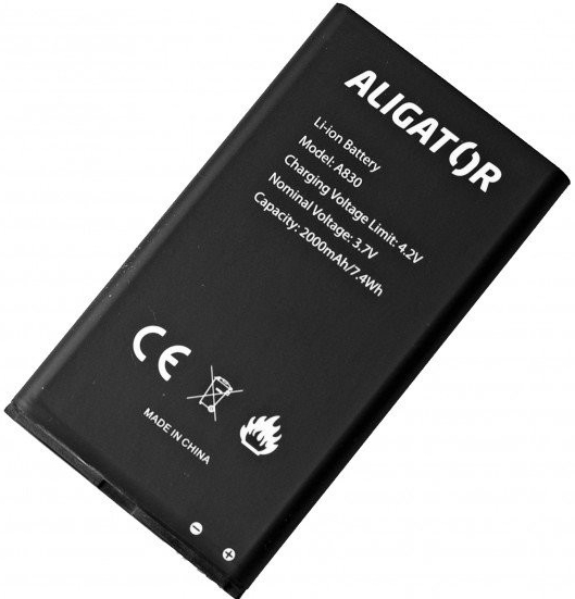 ALIGATOR baterie A830/A835, Li-Ion 2000 mAh, originální