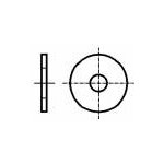 KRAFTBERG Podložka kulatá M2,5 D=8mm h=0,8mm kyselinovzdorná ocel A4 | Zboží Auto
