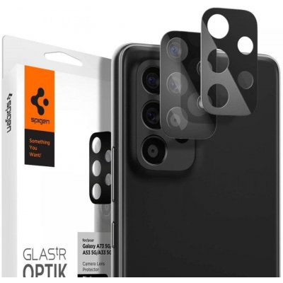 Spigen 2 x KUSY Spigen Optik.TR ochrana 9H na celý fotoaparát Samsung Galaxy A33 5G / A53 5G / A73 5G Černá – Sleviste.cz