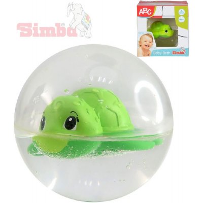 SIMBA Baby želvička plavající v kouli 8cm pro miminko s4010034