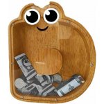 Pokladnička drevená Písmenko D – Zboží Mobilmania