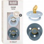 Bibs Colour anatomické dudlíky přírodní kaučuk 2ks Baby Blue / Petrol – Zbozi.Blesk.cz