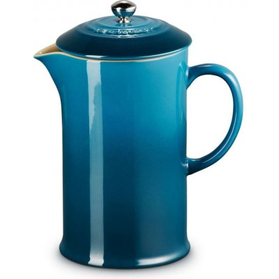Le Creuset French press kávovar 1 l, DEEP TEAL, kamenina – Sleviste.cz