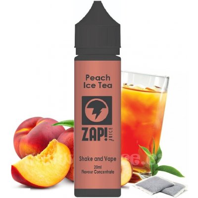 ZAP! Juice Shake & Vape ZAP Peach Ice Tea 20 ml – Zboží Mobilmania