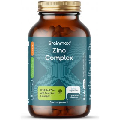 BrainMax Zinc Complex 50 kapslí – Hledejceny.cz