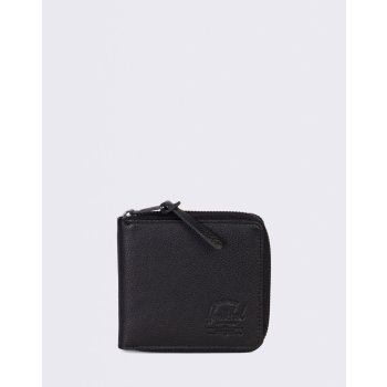 Herschel Peněženka Supply Walt Leather RFID Black Pebbled Leather