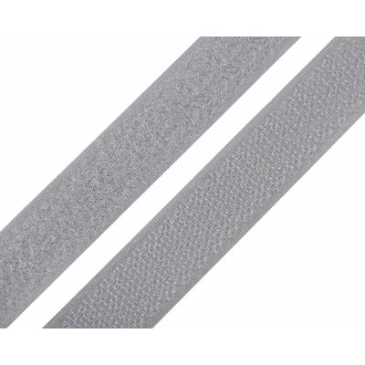 Stoklasa Suchý zip háček + plyš 740843/134 holubí šedá, šířka 2cm (v metráži) – Zboží Dáma