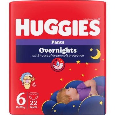 Huggies Overnights Pants 6 22 ks – Zboží Dáma