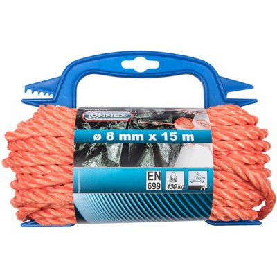Connex Lano stáčené PP , 8 mm, oranž, 15 m – Sleviste.cz