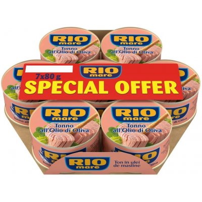 Rio Mare Tuňák v olivovém oleji 7 x 80 g – Sleviste.cz