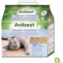 ANIBEST Hrudkující podestýlka z přírodního dřeva 4.5 kg