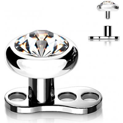 Šperky4U Kompletní microdermal piercing MD036C-03 – Zboží Dáma