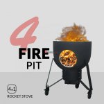 Dellinger Rocket Stove Grill 4v1 – Hledejceny.cz