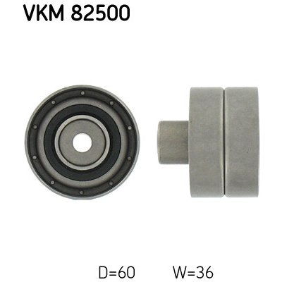 SKF Vratná/vodicí kladka, ozubený řemen VKM82500 – Zboží Mobilmania
