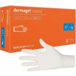 Mercator Medical Dermagel coated latexové nepudrované bílé 100 ks – Hledejceny.cz