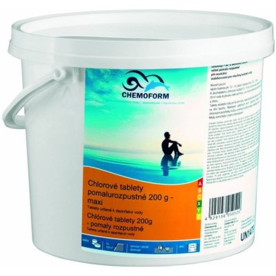 CHEMOFORM Chlorové tablety maxi pomalurozpustné 3kg