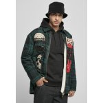 Southpole Flannel Application Shirt Jacket Darkfreshgreen – Sleviste.cz