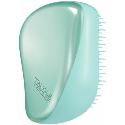 Tangle Teezer Compact Styler Teal Matte Chrome kartáč na rozčesávání vlasů metalický tyrkysový – Zboží Dáma