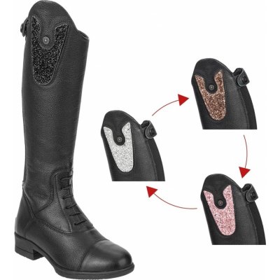 Suedwind Jezdecké boty vysoké Nova Kids Fun Leather Winter černá – Hledejceny.cz