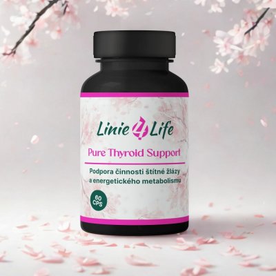 Linie4Life PURE THYROID přírodní podpora štítné žlázy bez plnidel 60 dní 60 kapslí – Hledejceny.cz