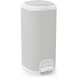Diaper Genie Koš na pleny ocelový šedý s XL náplní – Zboží Mobilmania