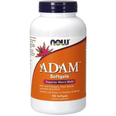 NOW Multi Vitamins Adam Men’s Superior 180 softgels
