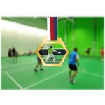 Akrylátová medaile Badminton Zlatá – Hledejceny.cz