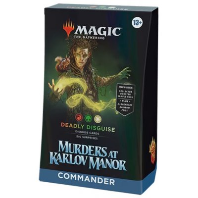 Wizards of the Coast Magic The Gathering Murders at Karlov Manor Deadly Disguise Commander Deck – Zboží Mobilmania